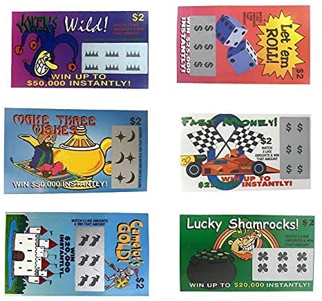 1000 Fake Lottery Tickets - Scratch Off Prank Cards - Fun Gag Gifts for Parties & Jokes - Perfect for Pranks, Birthday Gifts & Office Humor
