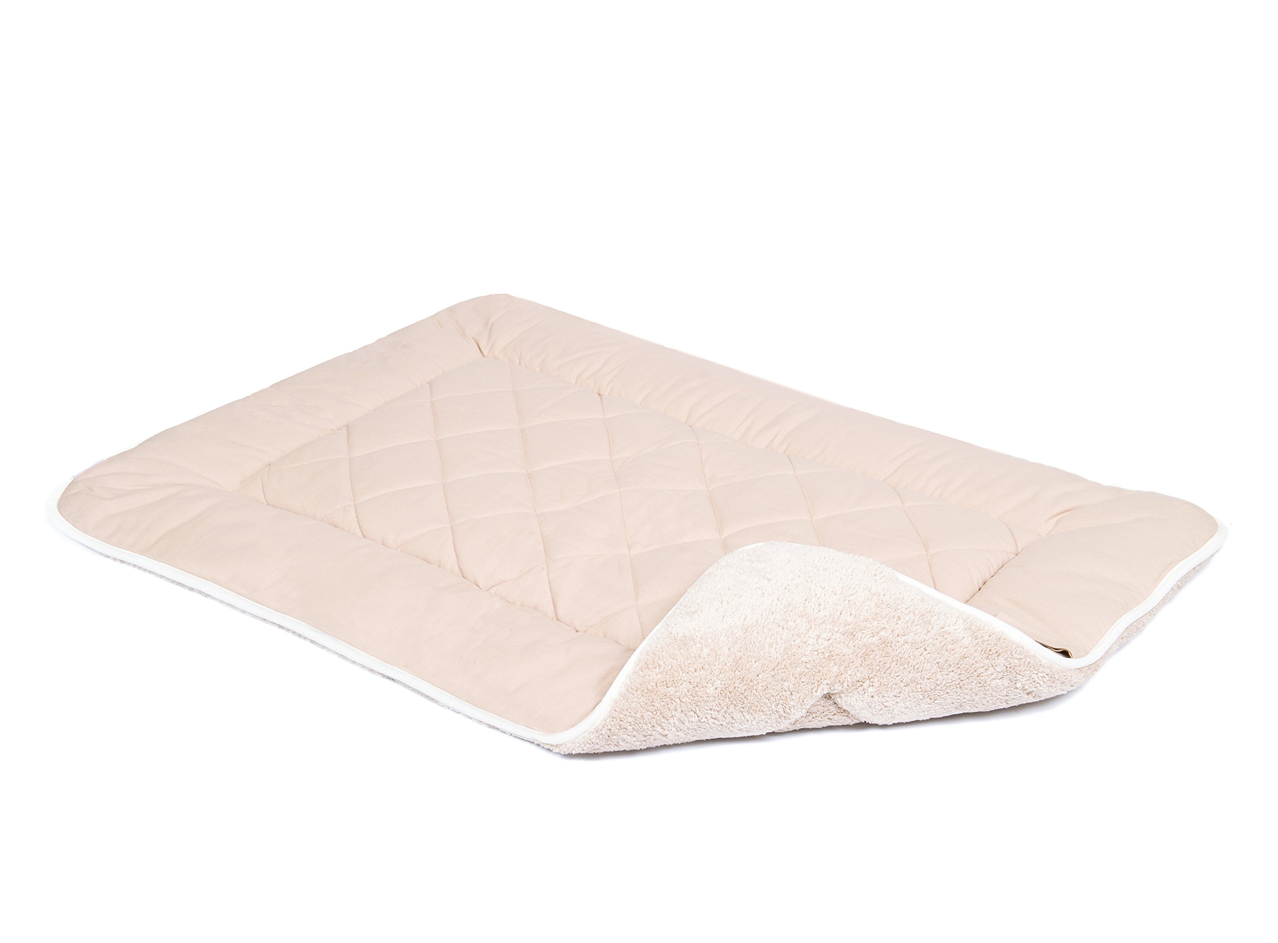 Dog Gone Smart Sleeper Cushion - Extra Large Orthopedic Dog Bed for Large Breeds, Sand Color | Comfortable Pet Bed for Home, Crate & Travel Use