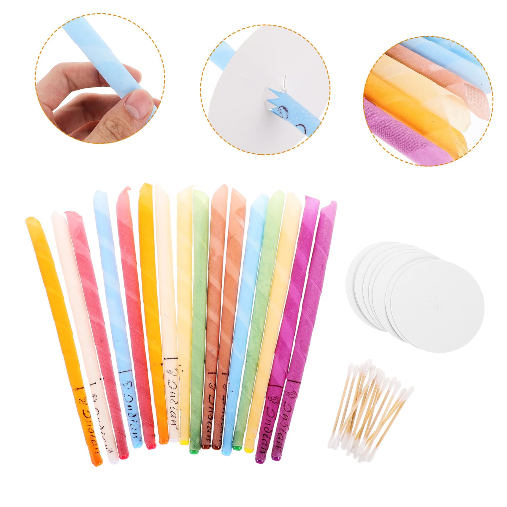 WOONEKY Ear Wax Removal Kit - 8 Beeswax Candles with Cleaning Tools & Protective Disks for Adults | Safe Ear Cleaning Solution for Home Use & Travel