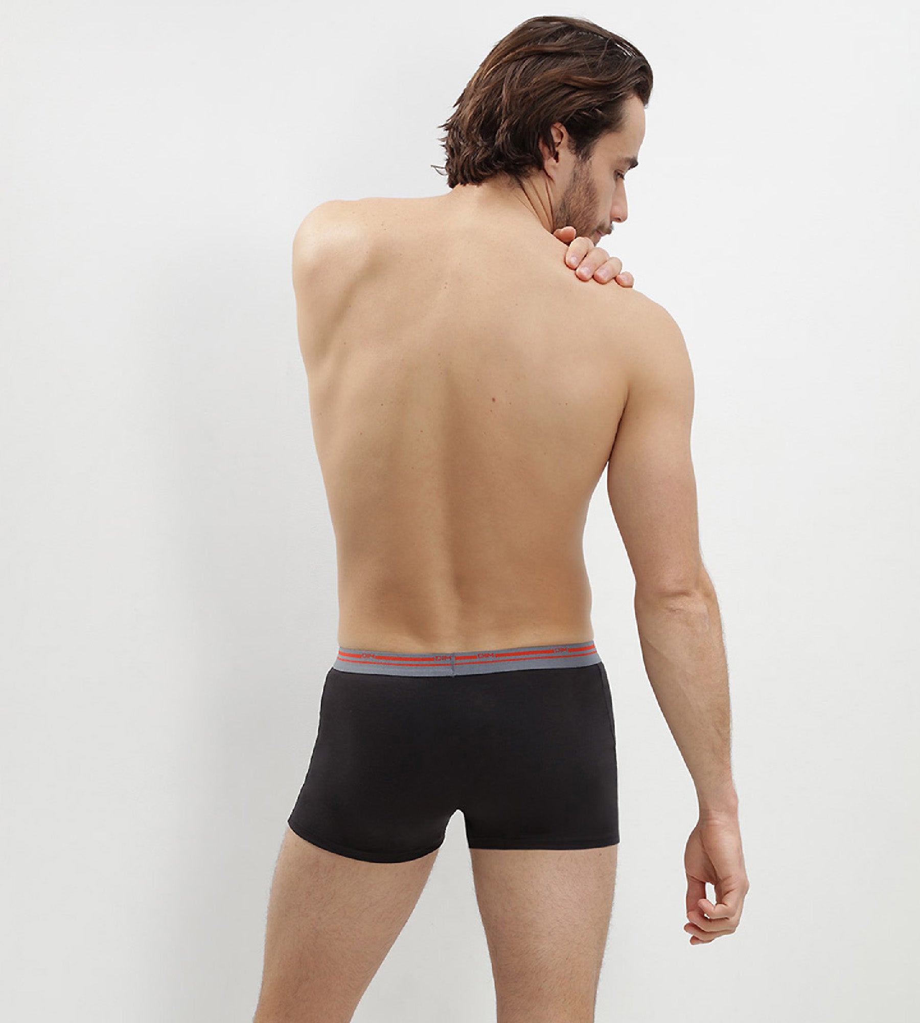3 Pack Men's Stretch Cotton Boxer Briefs - Black - Soft & Breathable Underwear for Daily Wear & Comfort