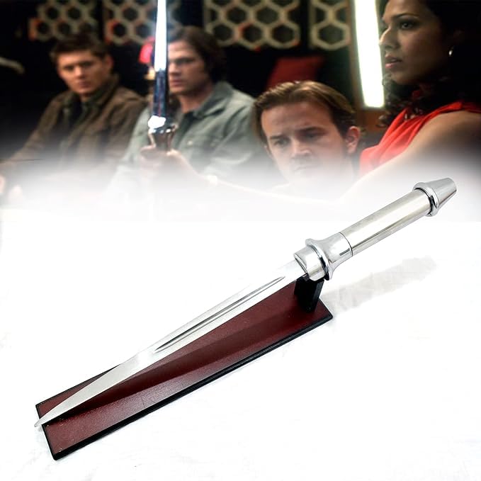 Supernatural Angel Blade Replica - Premium Stainless Steel Dagger for Cosplay, Collectors & TV Show Fans | Perfect for Halloween Costumes, Conventions & Display Collections