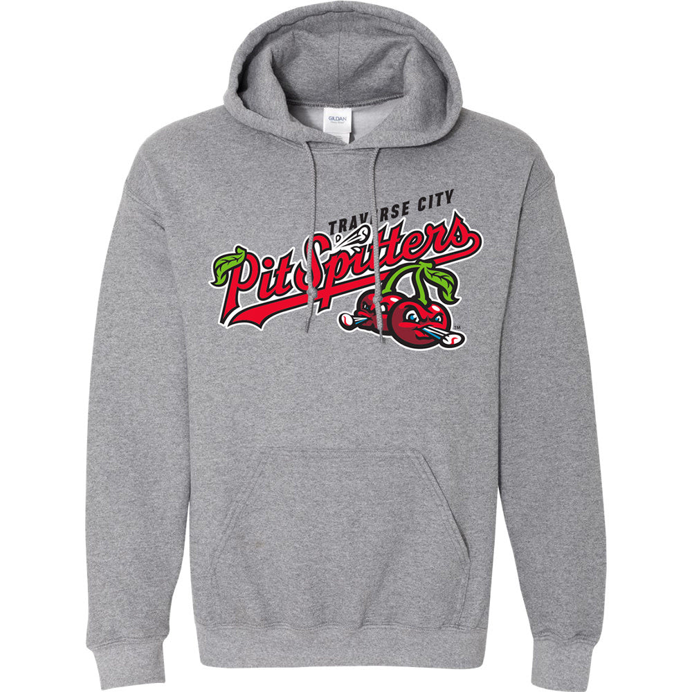 Premium Graphite Hoodie with Embroidered Logo - Soft & Comfortable Pullover for Men & Women - Perfect for Casual Wear, Gym, and Outdoor Activities