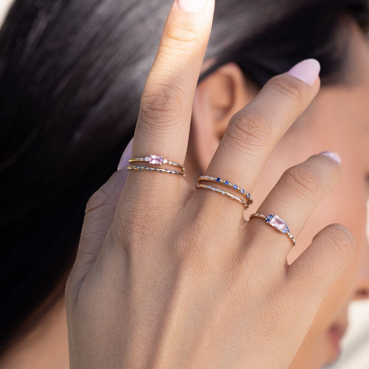 Elegant Morganite Diamond Ring for Women - 14K Rose Gold Engagement Ring, Wedding Band, Anniversary Gift - Perfect for Proposals, Bridal Jewelry & Special Occasions