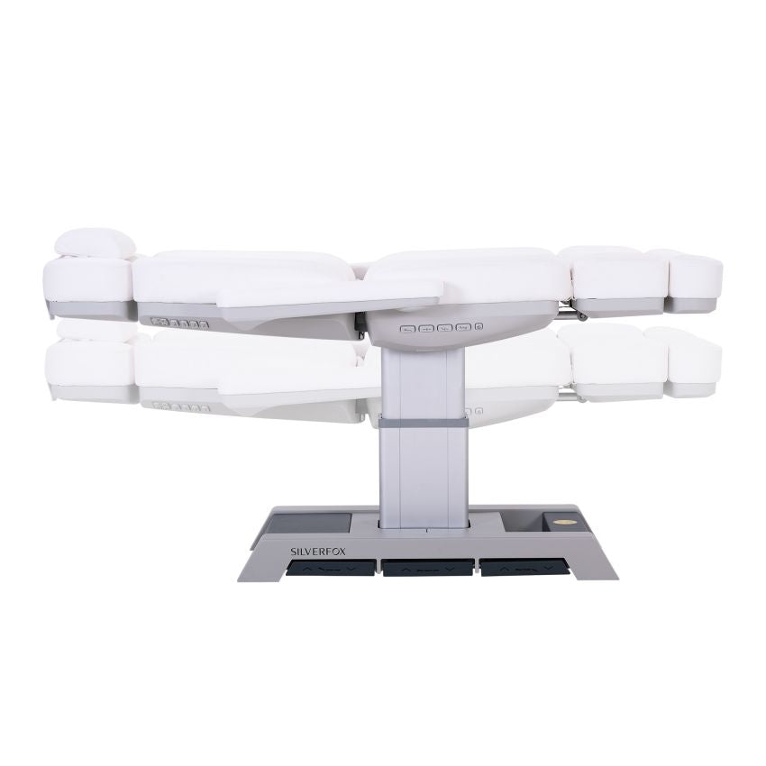 Premium Silverfox 4-Motor Electric Facial Chair & Spa Bed 2218BN - Professional Salon Facial Massage & Skin Care Treatment Equipment for Relaxation & Beauty Therapy