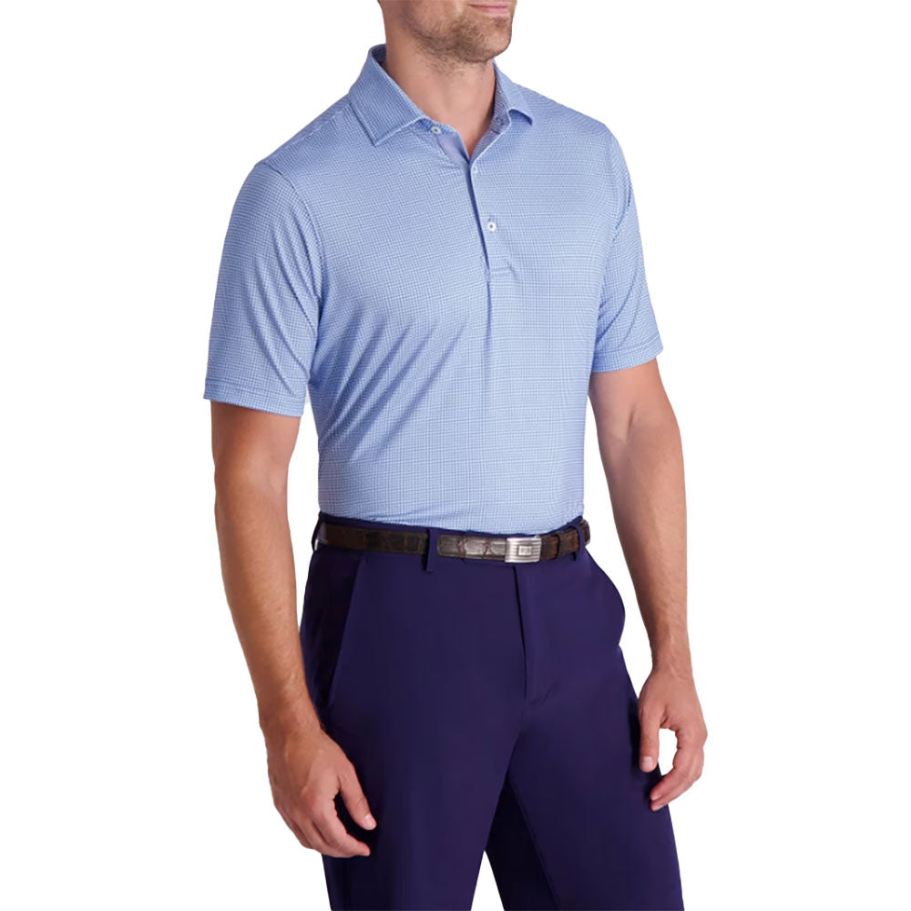 Fairway & Greene Men's Willie Print Golf Polo Shirt - Breathable & Stylish for Golf, Casual Wear & Outdoor Activities