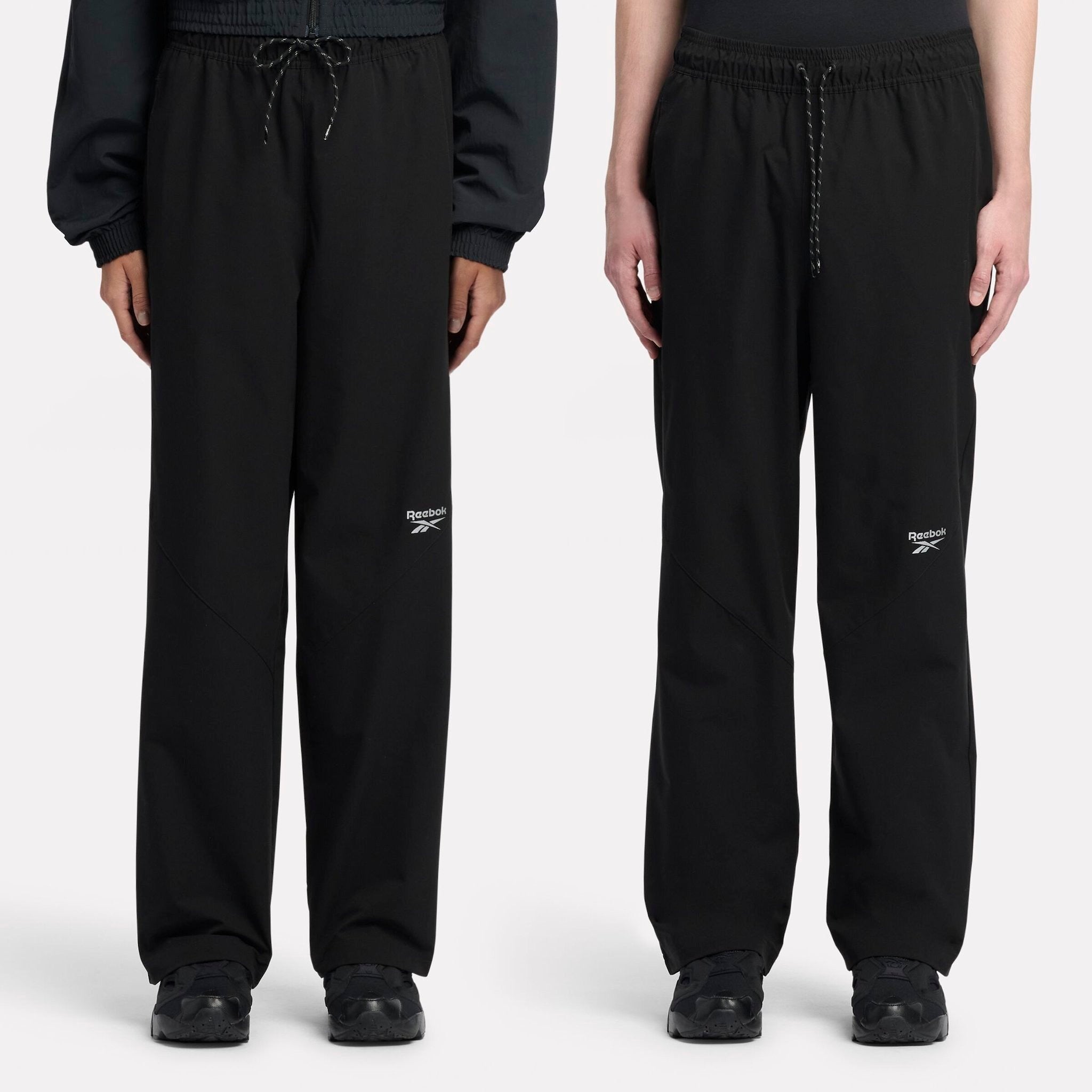 Sportcode Men's Athletic Track Pants - Black - Comfortable Running Joggers for Workout & Gym Training