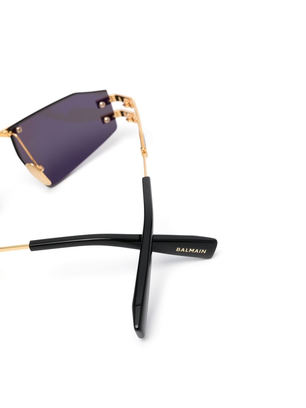 Balmain Golden Sunglasses for Women - Luxury Designer Shades for Fashion & Outdoor Activities