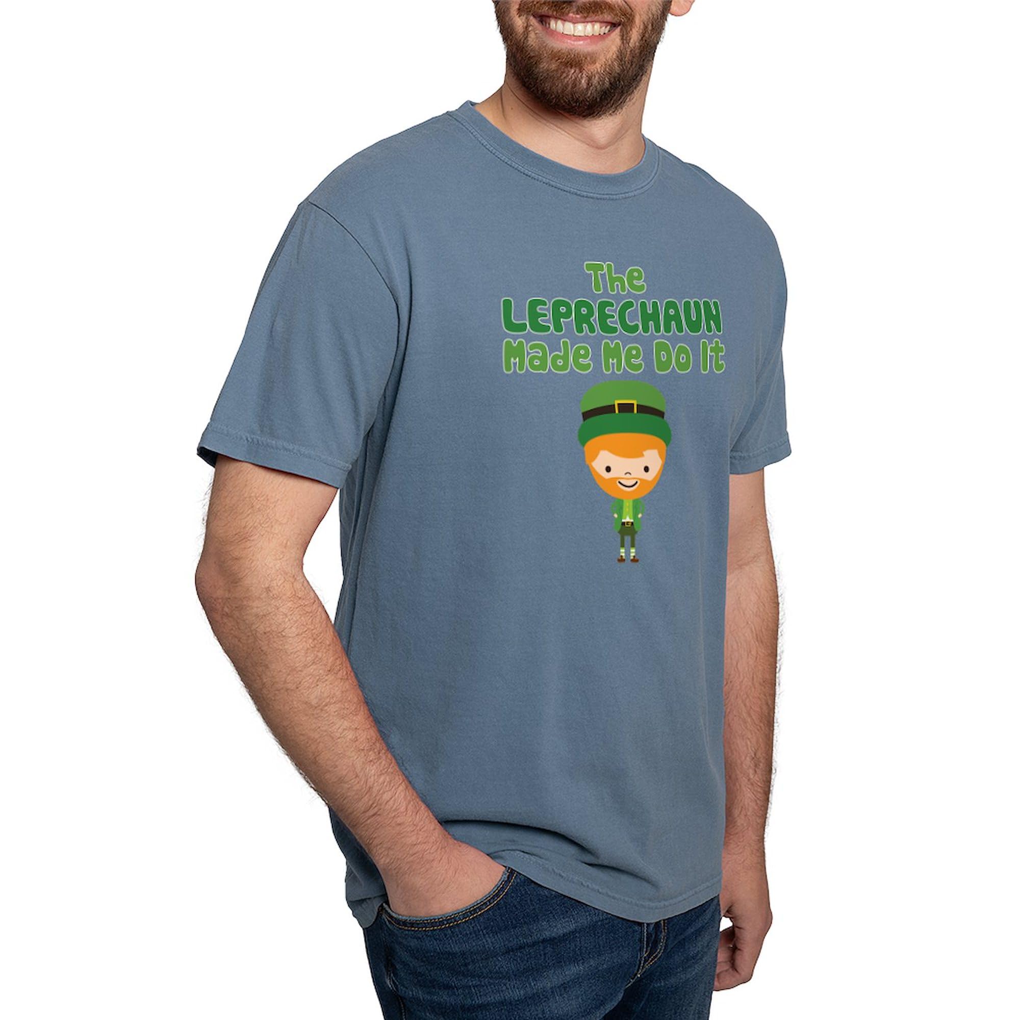 Leprechaun Made Me Funny St. Patrick's Day T-Shirt for Men | Comfort Colors® Soft Cotton Tee | Perfect for Irish-Themed Parties & Casual Wear