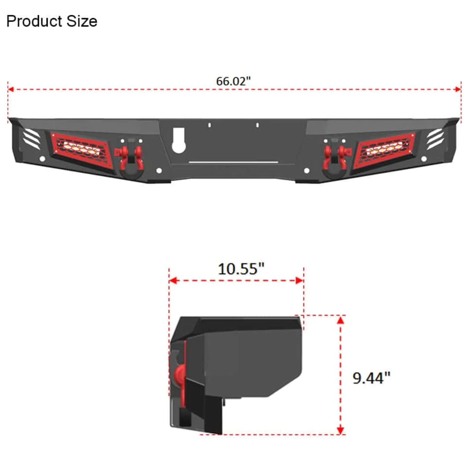 2019-2025 Jeep Gladiator JT Front & Rear Bumpers Combo Kit - Heavy Duty Off-Road Protection for Trail & Rock Crawling Adventures
