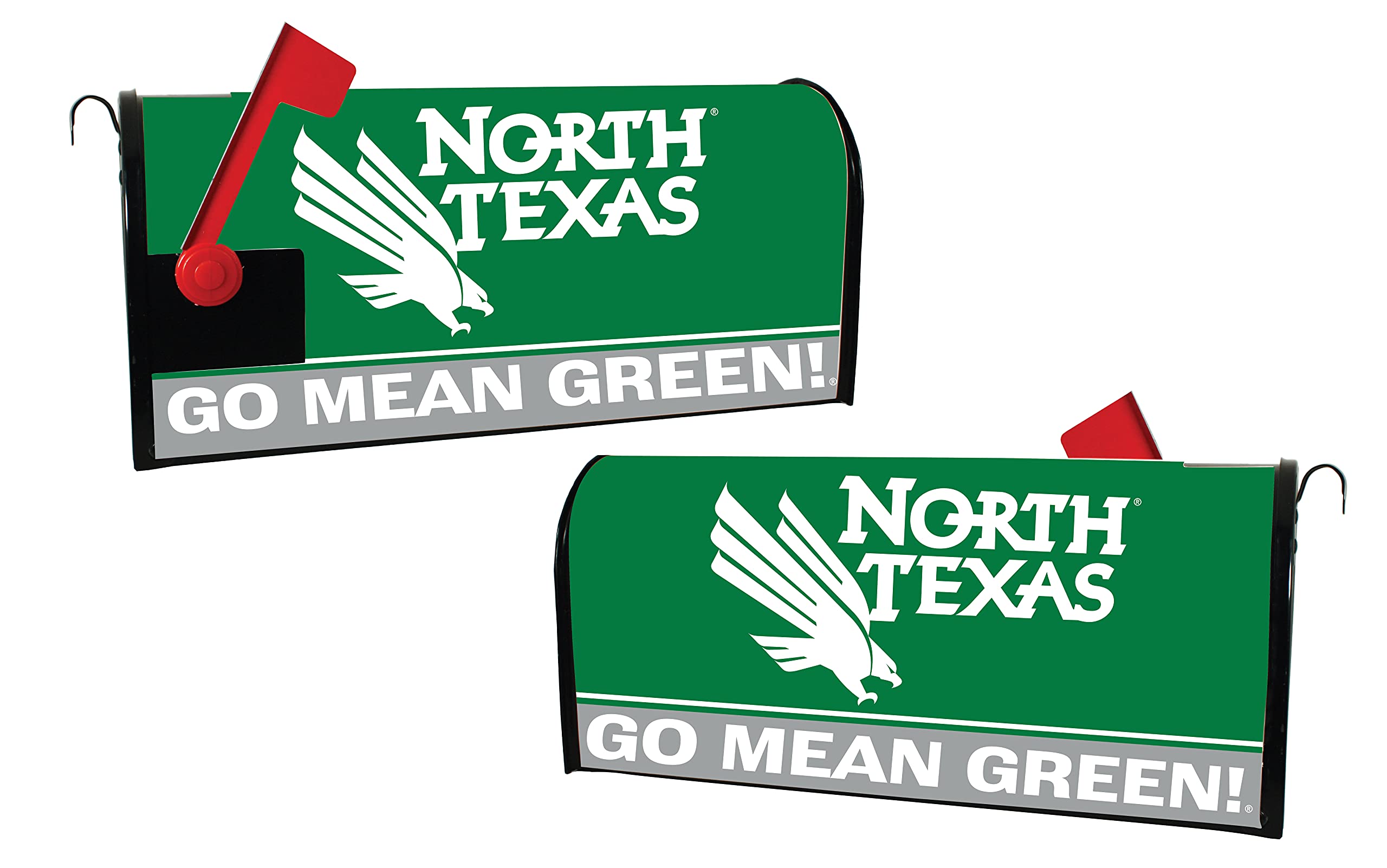 Officially Licensed Collegiate Mailbox Cover - North Texas Design 2021 | Durable Outdoor Decoration for Home & Garden | Perfect for College Fans & Alumni Gifts