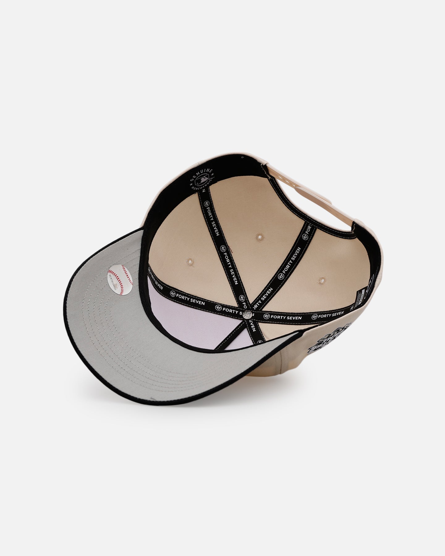 47 Brand San Diego Padres 'Herringbone' 47 Offside Snapback Hat - Natural/Black Adjustable Baseball Cap for Men & Women - Perfect for Sports Games, Casual Wear & Fan Collections