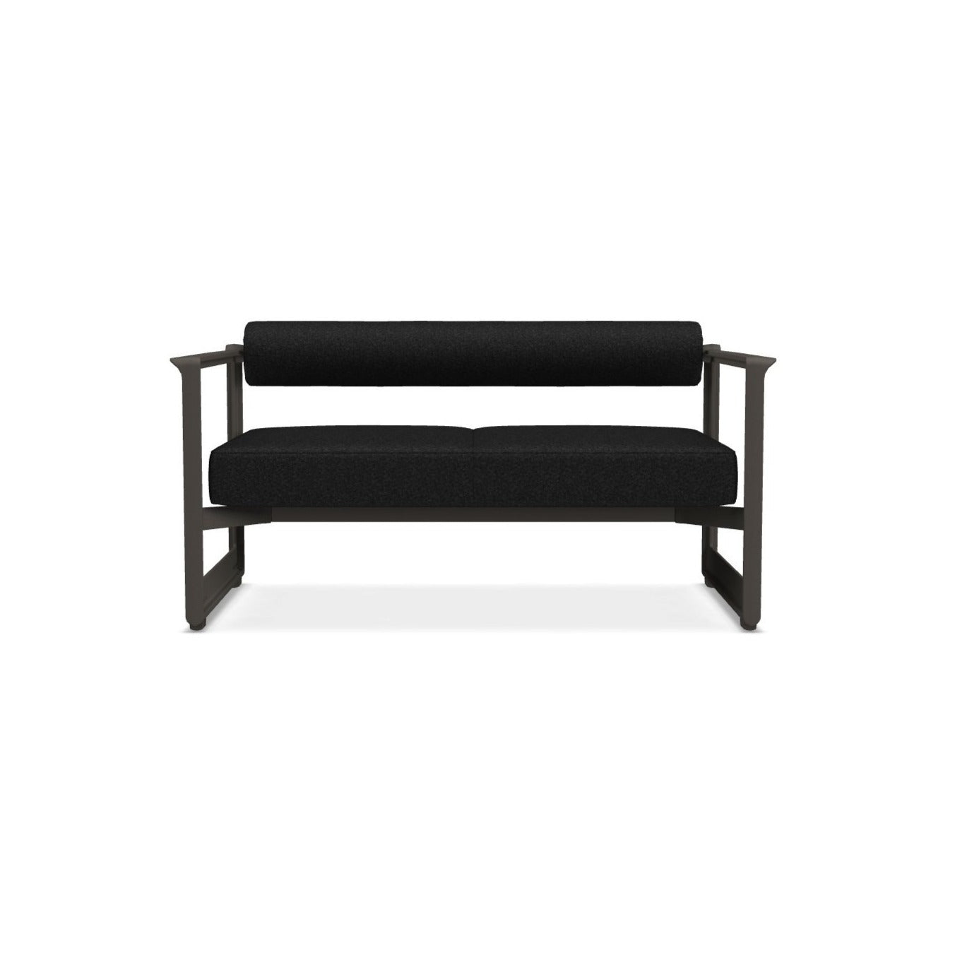 Brut Two-Seater Sofa - Modern Minimalist Design for Living Room, Lounge & Small Spaces | Durable & Comfortable Couches for Apartments, Offices & Home Decor
