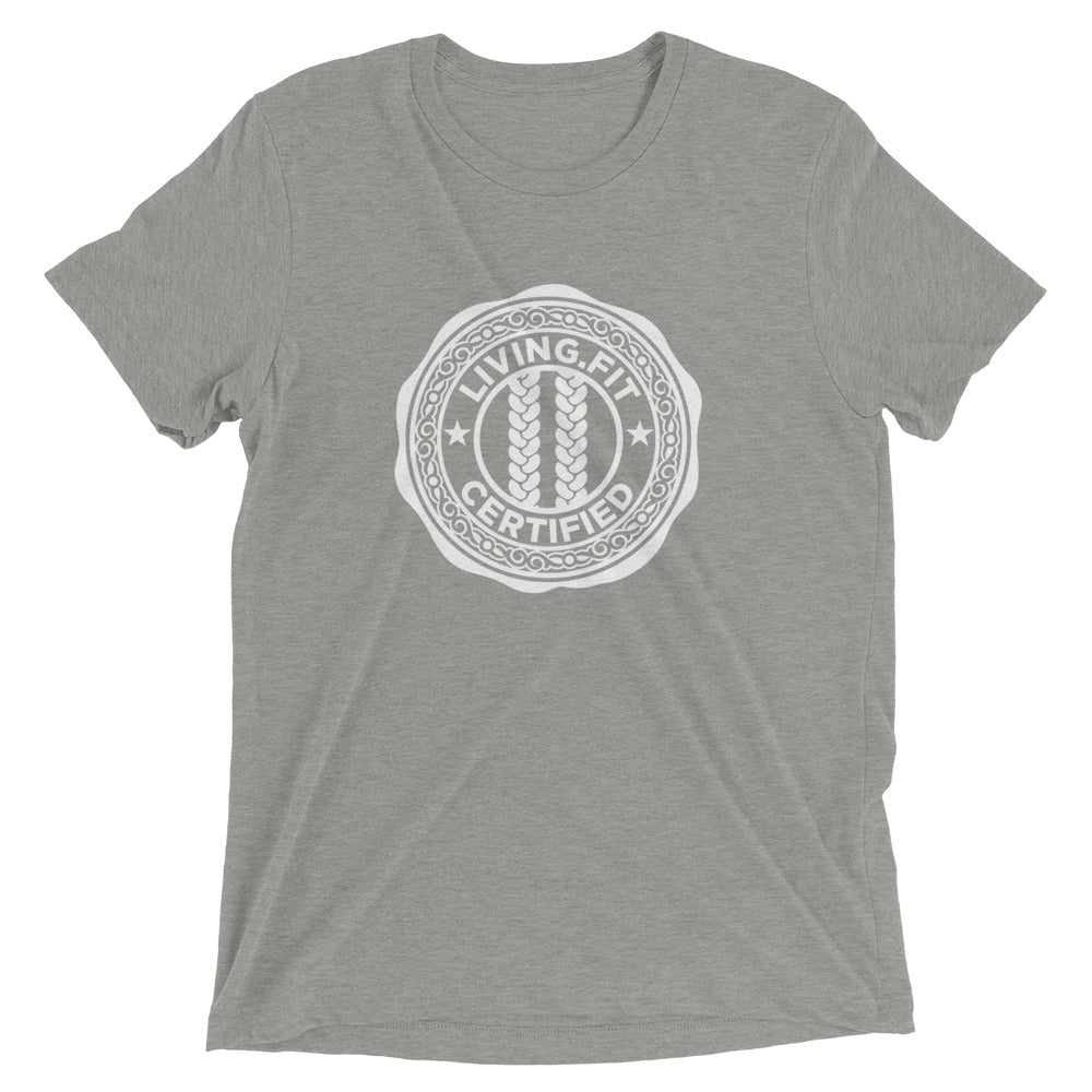 Living.Fit Battle Rope Workout T-Shirt - Breathable Short Sleeve Gym Shirt for Cross Training, HIIT & Functional Fitness | Perfect for Rope Exercises, Weightlifting & Outdoor Workouts