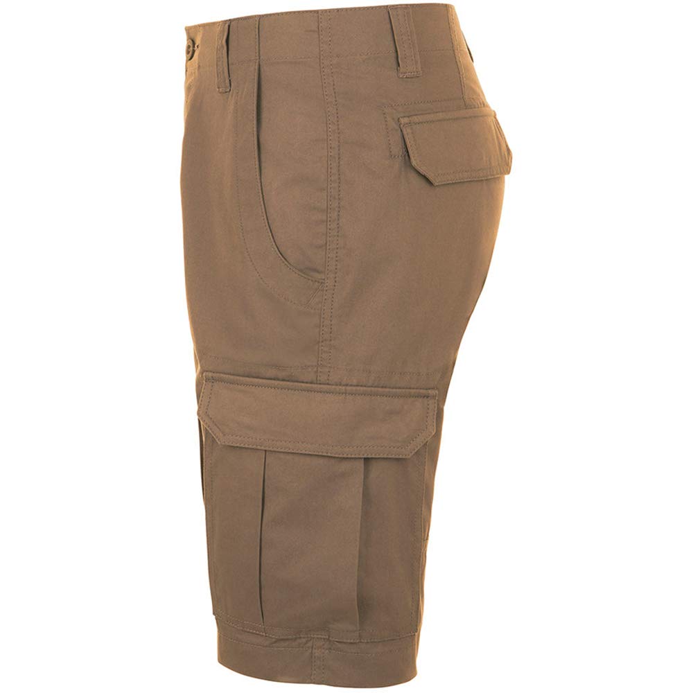 SOL'S Men's Jackson Bermuda Shorts 42-Inch Inseam - Black - Casual Summer Shorts for Beach, Travel & Outdoor Activities