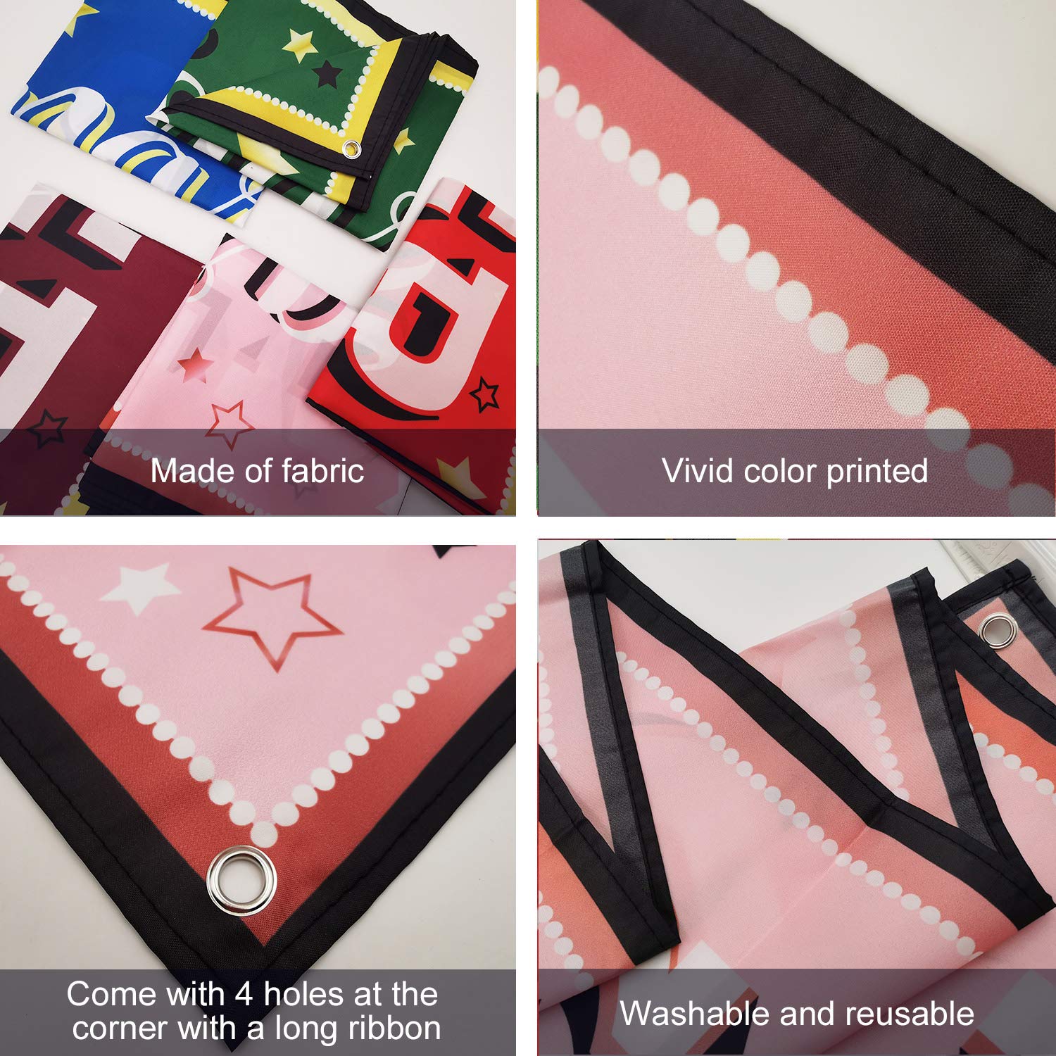 2025 Rose Gold Graduation Banner - Congrats Grad Party Decorations Fabric Backdrop for High School & College Graduates - Perfect for Graduation Ceremonies, Photo Booths & Home Decor
