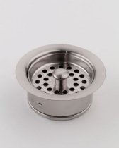 Jaclo 2831-PCU Polished Copper Disposal Flange Strainer - Durable Kitchen Sink Filter for Food Waste Disposal & Plumbing Protection