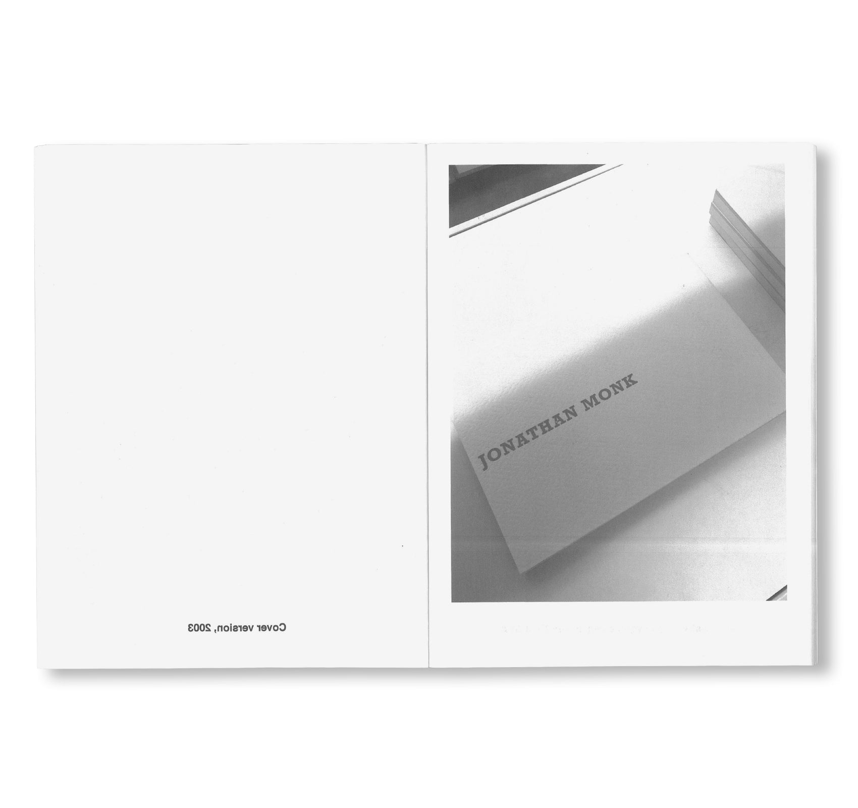 MY BACKSIDE by Jonathan Monk - Contemporary Art Print for Modern Home Decor, Office Wall Art & Gift Ideas