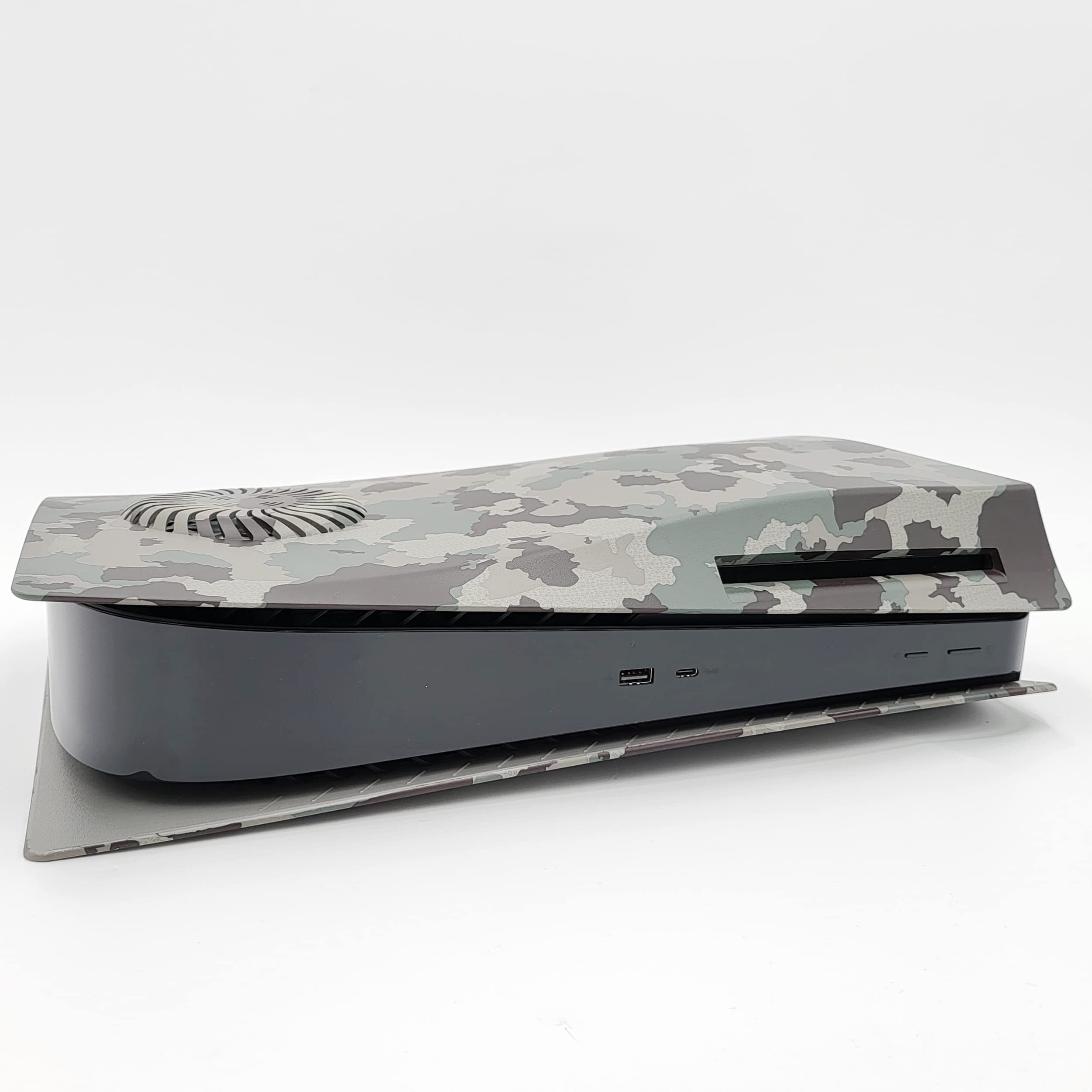 MatoSan® PS5 Faceplate Cover - Camouflage Design Replacement Plate for Playstation 5 Console | Durable Protective Shell & Skin for PS5 Disc Edition | Perfect for Gaming Setups & Home Entertainment Systems