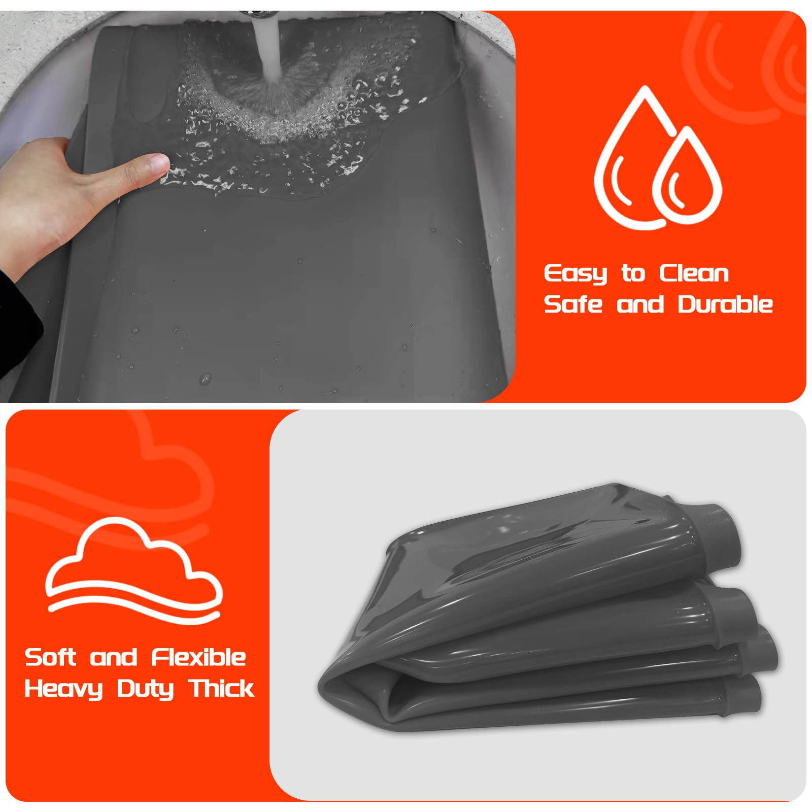 Heavy Duty Food Grade Silicone Griddle Mat for Blackstone 28 Inch (Fits 28