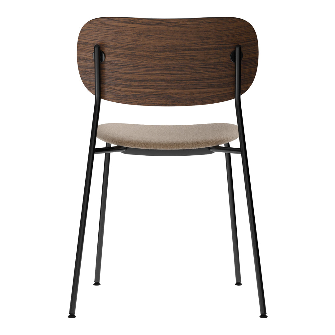 Co Dining Stackable Chair - Upholstered Seat for Kitchen, Dining Room & Outdoor Patio | Comfortable & Space-Saving Furniture