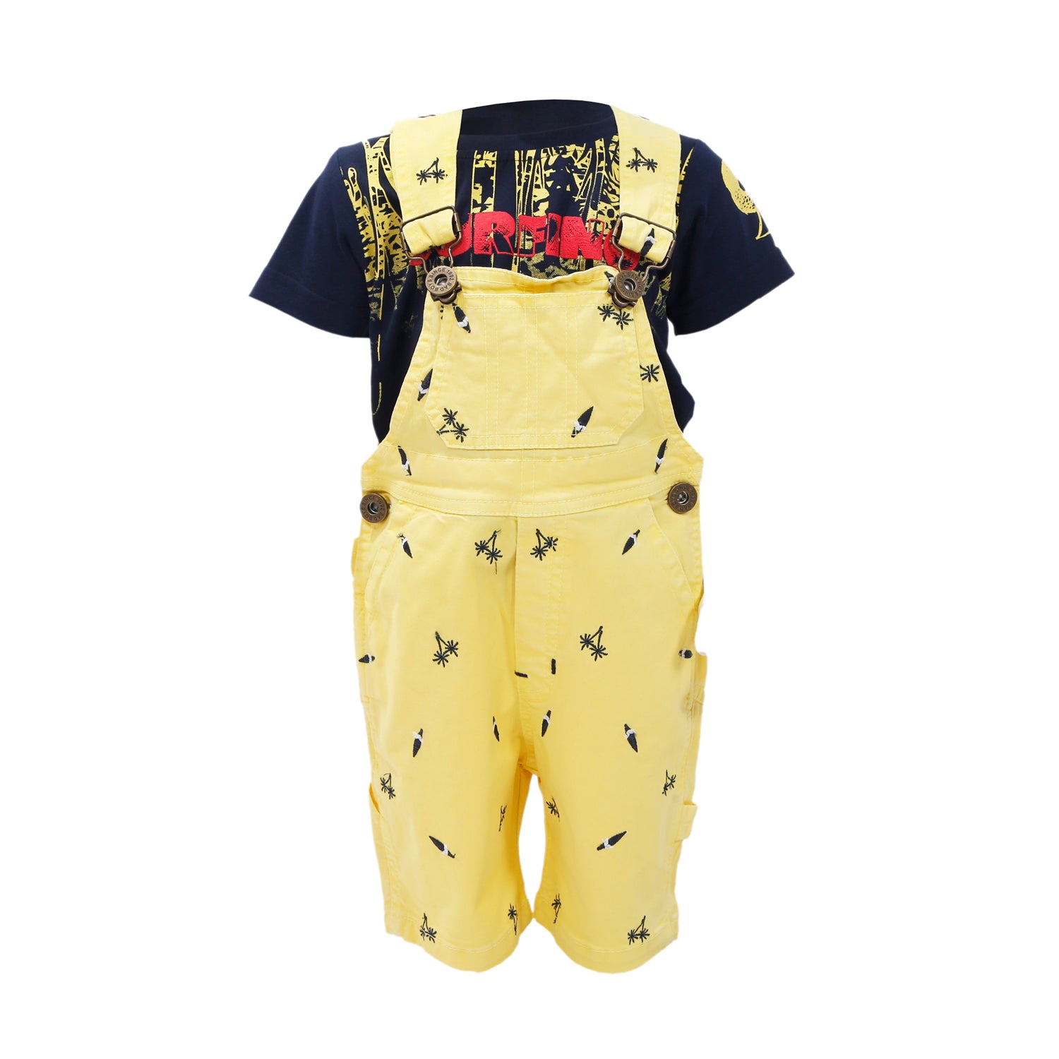 Bad Boys Detachable Dungaree Set - Trendy Adjustable Overalls for Men - Perfect for Casual Outings, Workwear & Street Style Fashion