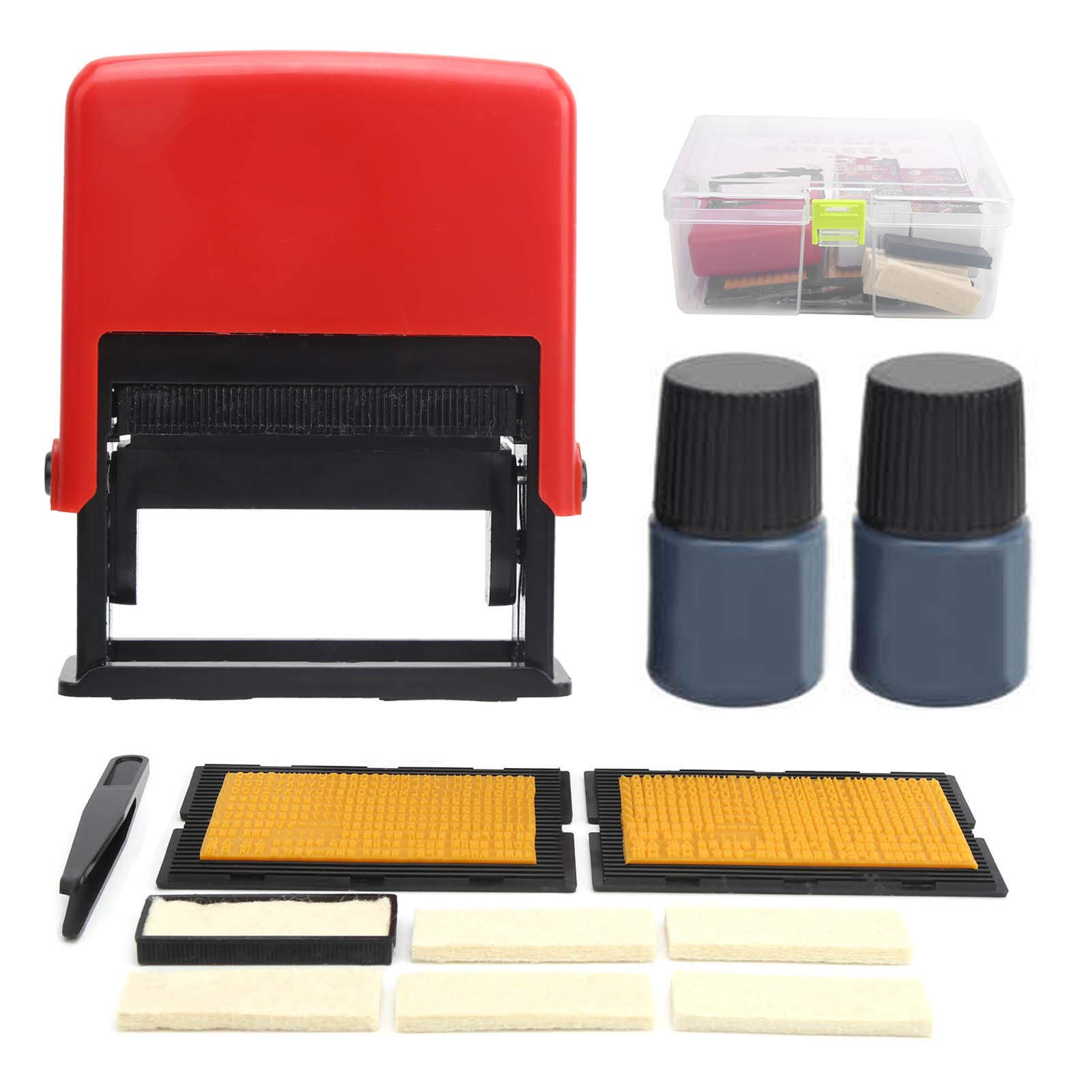 Adjustable Date Coding Machine - Manual Barcode Label Maker & Stamping Printer for Packaging, Shipping, and Inventory Management