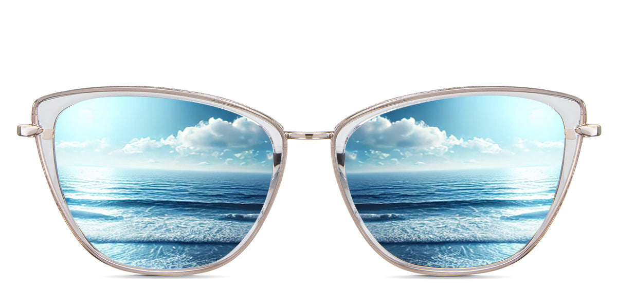 Ira Women's Prescription Polarized Sunglasses - UV Protection, Anti-Glare for Driving, Outdoor Activities & Fashion