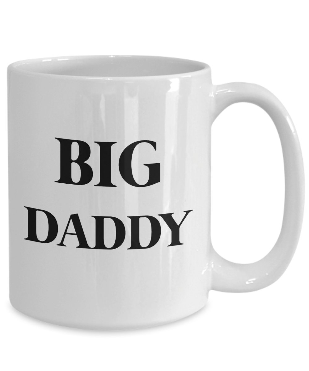 Big Daddy Coffee Mug - Large 20oz Funny Novelty Gift for Father's Day, Birthday, Retirement - Perfect for Office, Home, or Man Cave Use