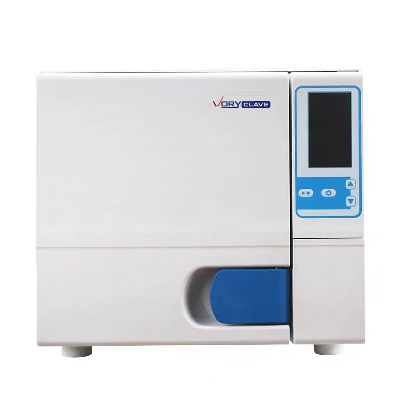23L Class B Vacuum Drying Steam Autoclave - Automatic Lab Sterilizer with LCD Display | Stainless Steel Medical Equipment for Dental Clinics & Laboratories