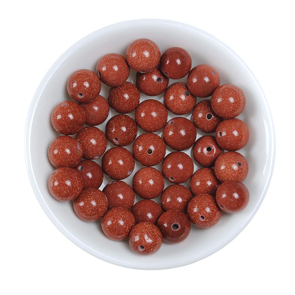 6mm Round Golden Sand Jasper Stone Beads - 60pcs Natural Beads for Jewelry Making, DIY Bracelets & Necklaces - Perfect for Boho, Handmade & Craft Projects