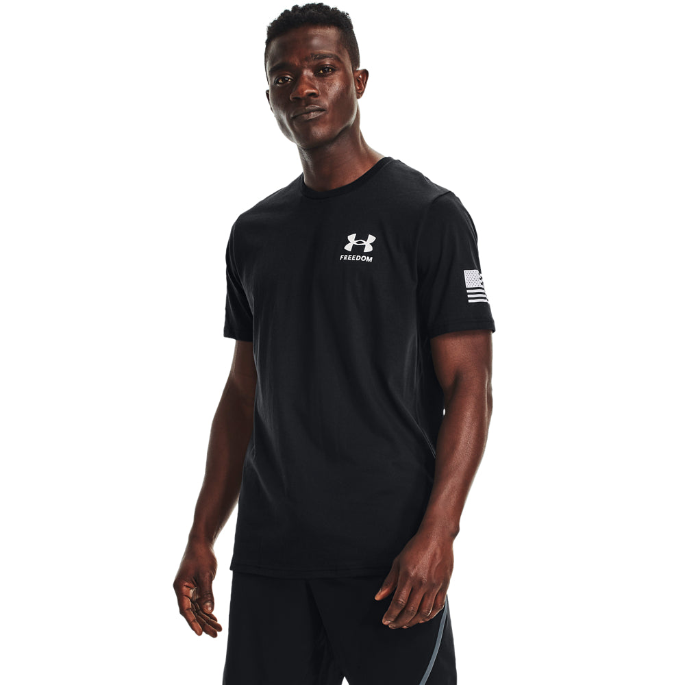 Men's Under Armour Freedom Flag Graphic T-Shirt - Patriotic Workout & Casual Wear for Gym, Running & Everyday Comfort