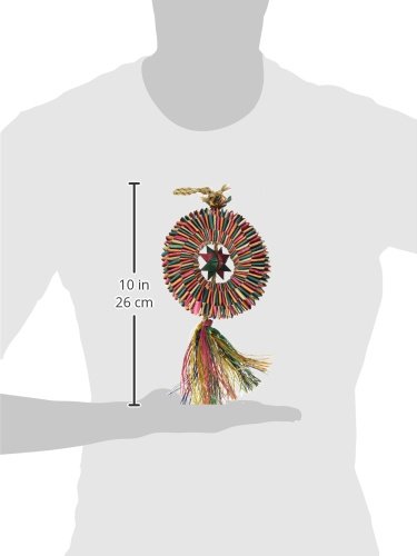 Planet Pleasures Medium Bird Tire Toy - Chewable & Durable Parrot Toy for Macaws, Cockatoos, African Greys - Perfect for Cage Play & Mental Stimulation