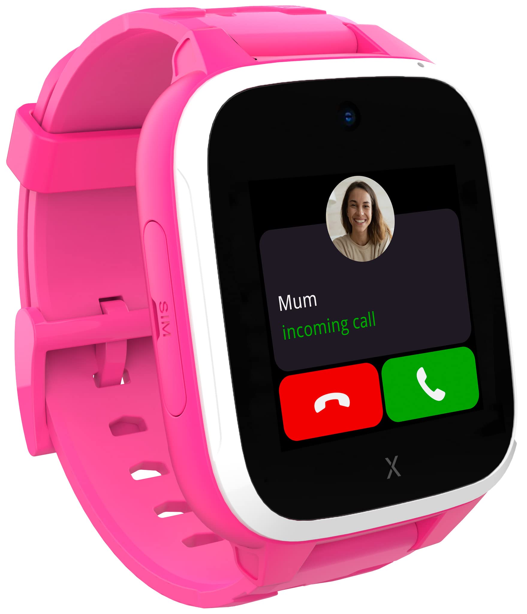 XPLORA XGO 3 Kids Smartwatch with 4G LTE - Waterproof GPS Tracker, Camera, Pedometer & SOS Button - Safe Calling & Messaging for Children - Perfect for School, Outdoor Play & Emergency Safety (Pink)