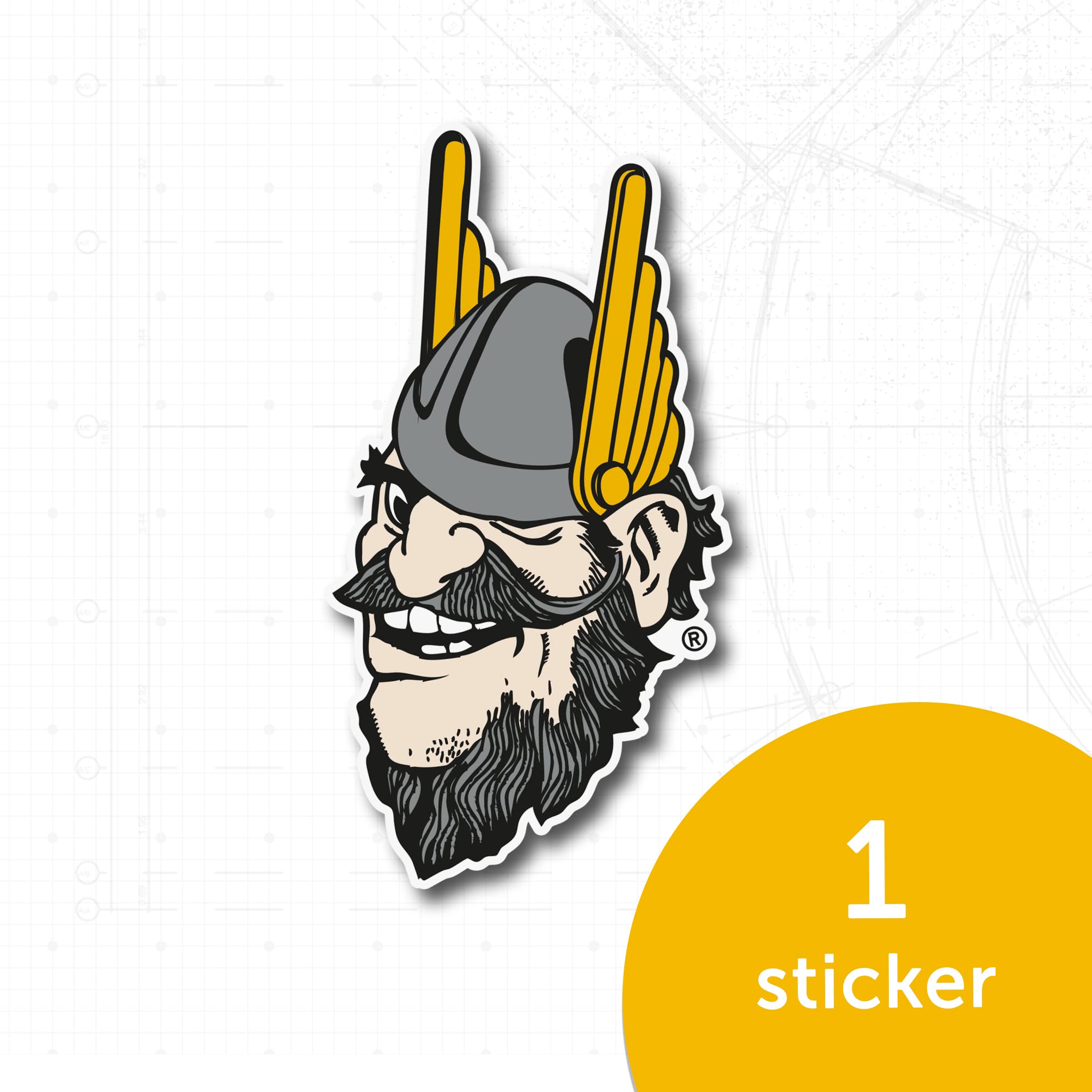 University of Idaho NCAA Vinyl Decal Sticker - Perfect for Laptop, Water Bottle, Car, Scrapbook & DIY Projects (002) - Show Your Vandals Pride at School, Work or Game Day