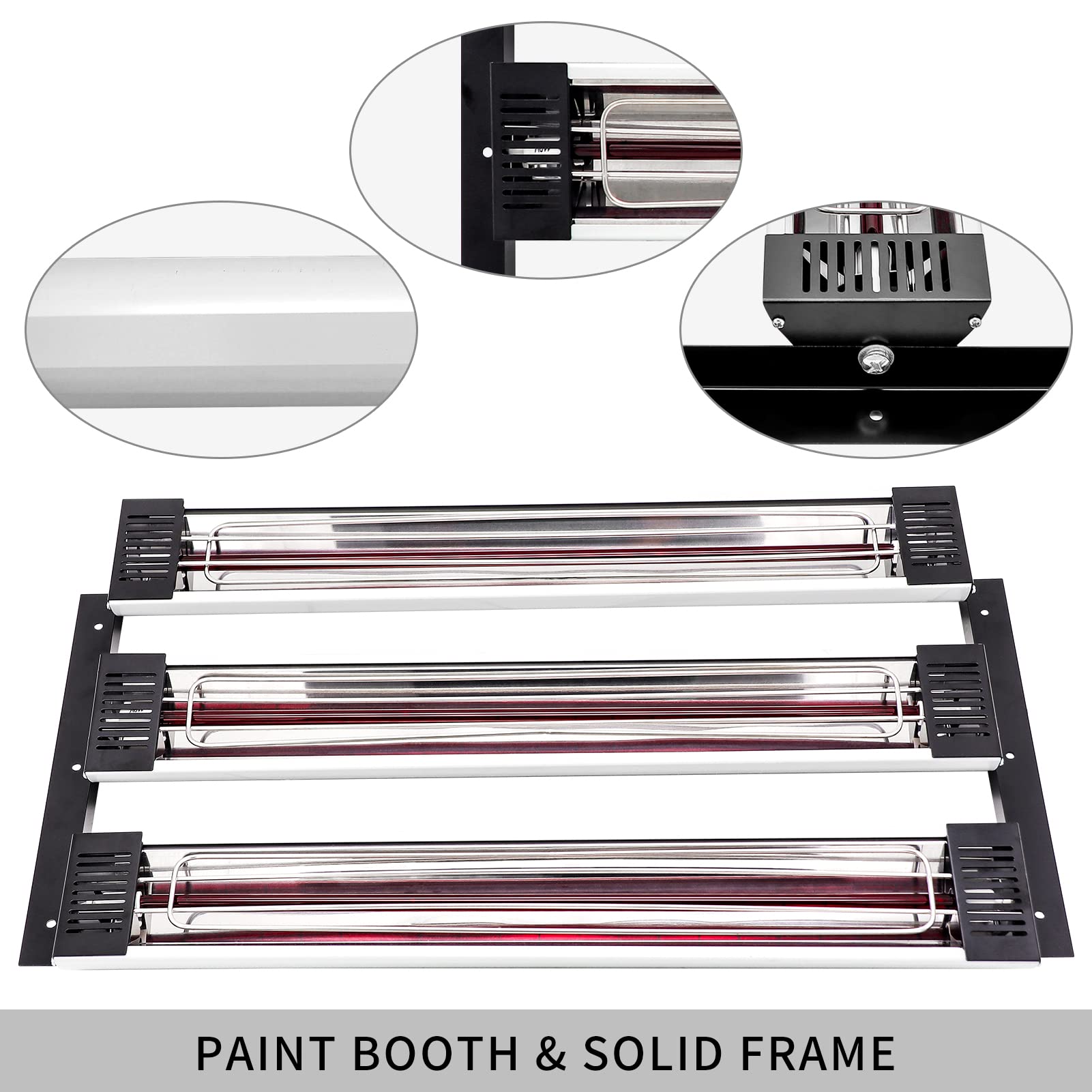 DATOUBOSS 3000W Shortwave Infrared Paint Curing Lamp - Professional Auto Body Repair Tool for Paint Booths & Car Detailing | Fast Drying for Automotive, Industrial & DIY Projects