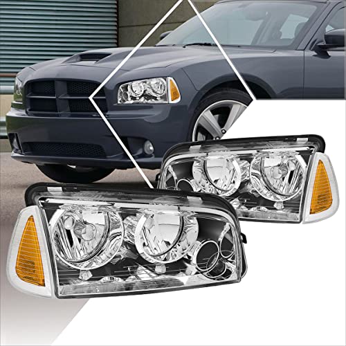 Chrome Housing / Amber Corner