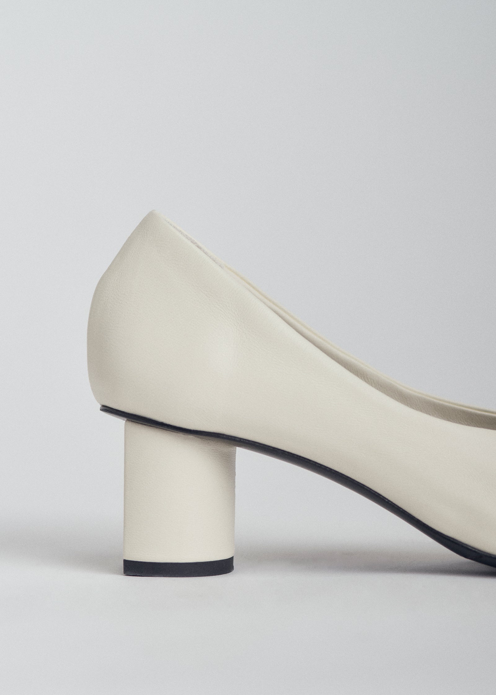 Ivory Round Toe Pump Shoes - Elegant Women's Heels for Work, Party & Wedding | Comfortable & Stylish Dress Shoes