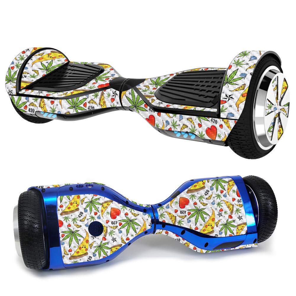 MightySkins Carbon Fiber Hoverboard Skin - Durable & Easy to Apply | for Ultra Hoverboard Protection | Made in USA