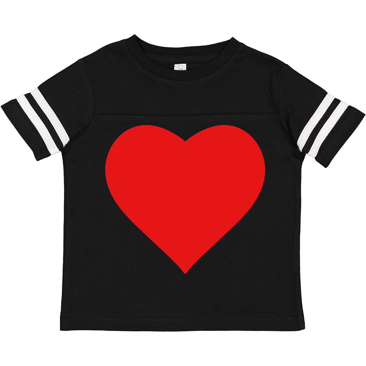 Inktastic Red Heart Toddler T-Shirt - Cute Valentine's Day Outfit for Baby Boys & Girls - Soft Cotton Tee for Playdates, Family Photos & Holiday Celebrations