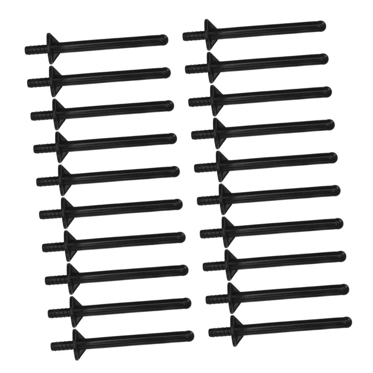 80pcs Black PP Plastic Hair Removal Waxing Sticks - Wax Applicator Spatulas for Eyebrows, Face & Body - Nose Waxing Sticks & Nasal Cleaning Tools - Perfect for Salon, Spa & Home Waxing Kits