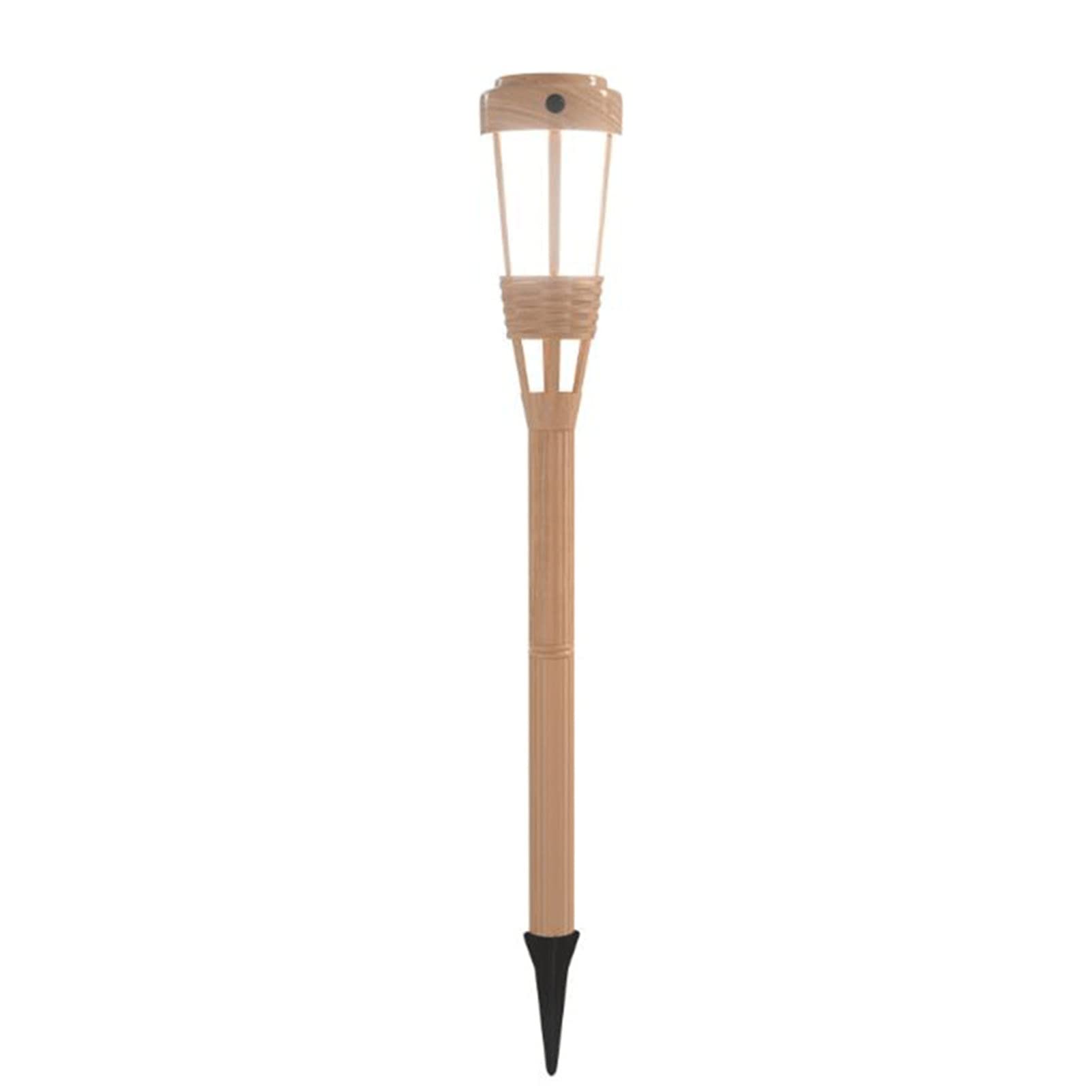 Solar LED Garden Lights - Waterproof Outdoor Landscape Lighting for Sidewalks, Pathways, Pools - Decorative Bamboo Flame Design - Energy Efficient Solar Powered - Perfect for Patio, Yard, Backyard Decor
