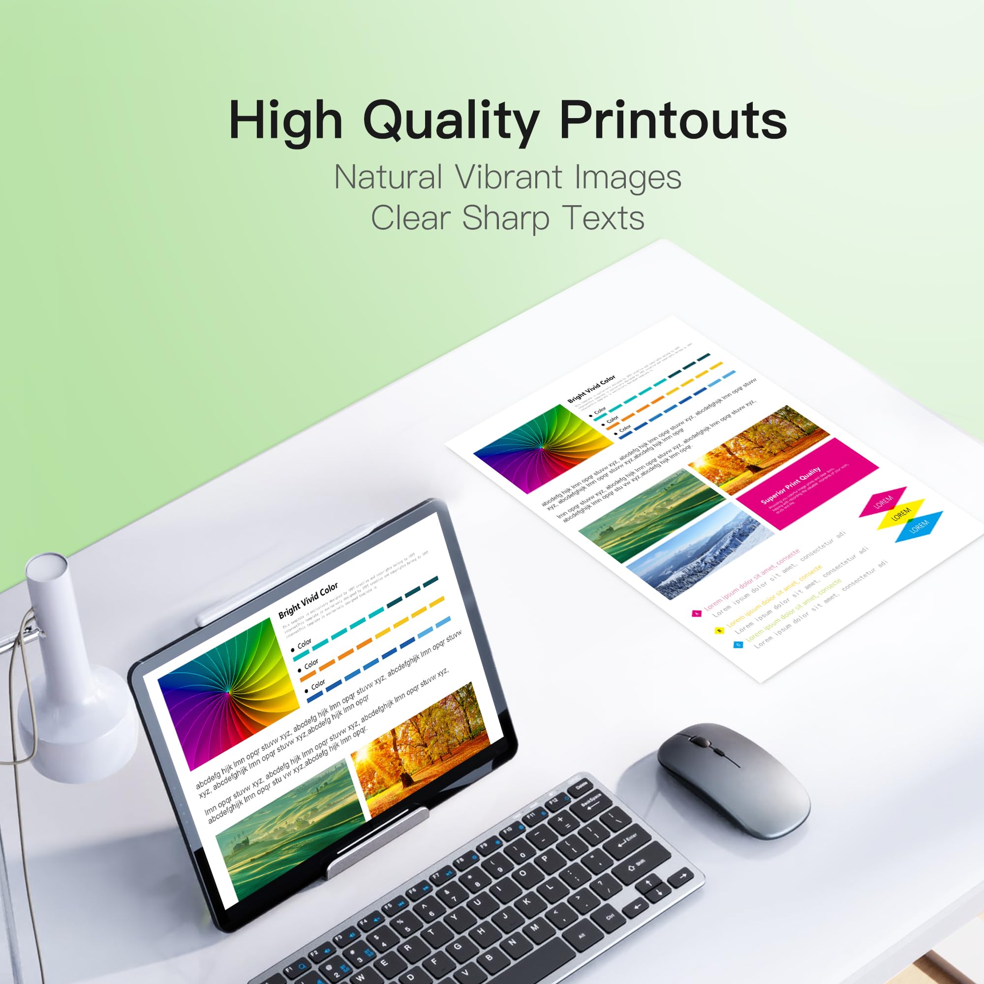 HP OfficeJet 3830 All-in-One Wireless Color Printer with Alexa Compatibility (K7V40A) | Home Office & Small Business Printing, Scanning, Copying | Works with Smartphones & Cloud Services