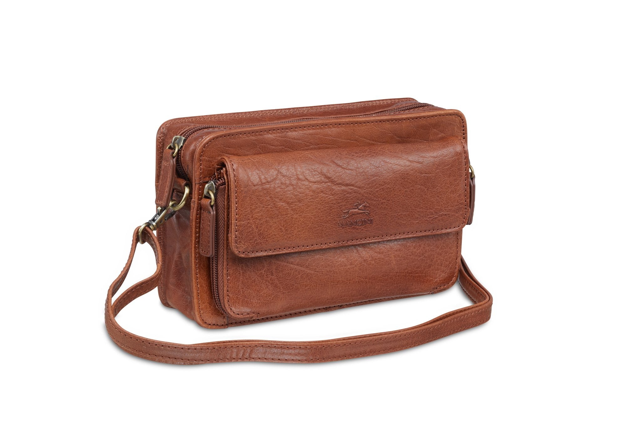 Mancini ARIZONA Unisex Crossbody Bag for Men & Women - Stylish & Durable Shoulder Purse for Travel, Work & Everyday Use