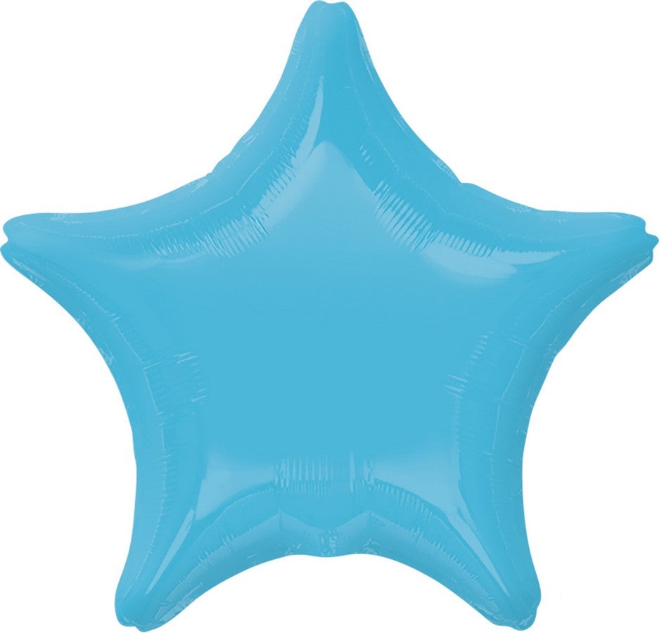 45cm Standard Star XL Caribbean Blue Balloon - Perfect for Birthday Parties, Baby Showers & Tropical Themed Events
