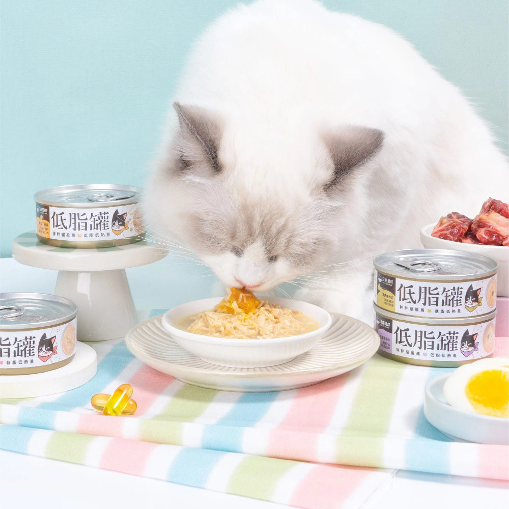 Premium Milkfish & Bonito Complete Balanced Wet Cat Food - Grain-Free, High Protein Canned Cat Food for Adult & Senior Cats - Perfect for Mealtime, Weight Management & Picky Eaters