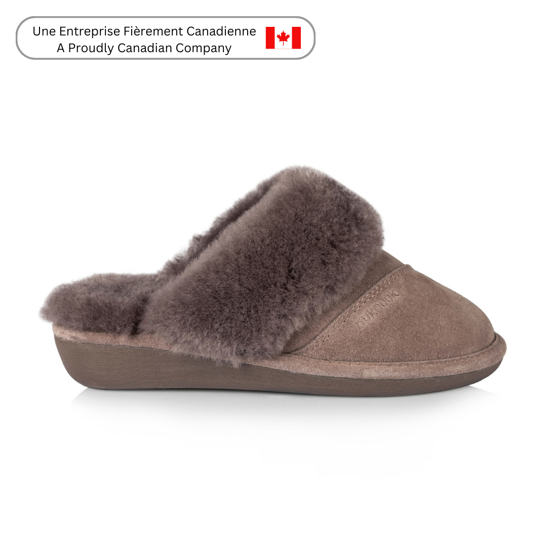 Joy Women's Soft Plush Memory Foam Slippers - Cozy Indoor House Shoes for Relaxation & Comfort (Cinder) - Perfect for Lounging, Spa Days & Cold Winter Nights