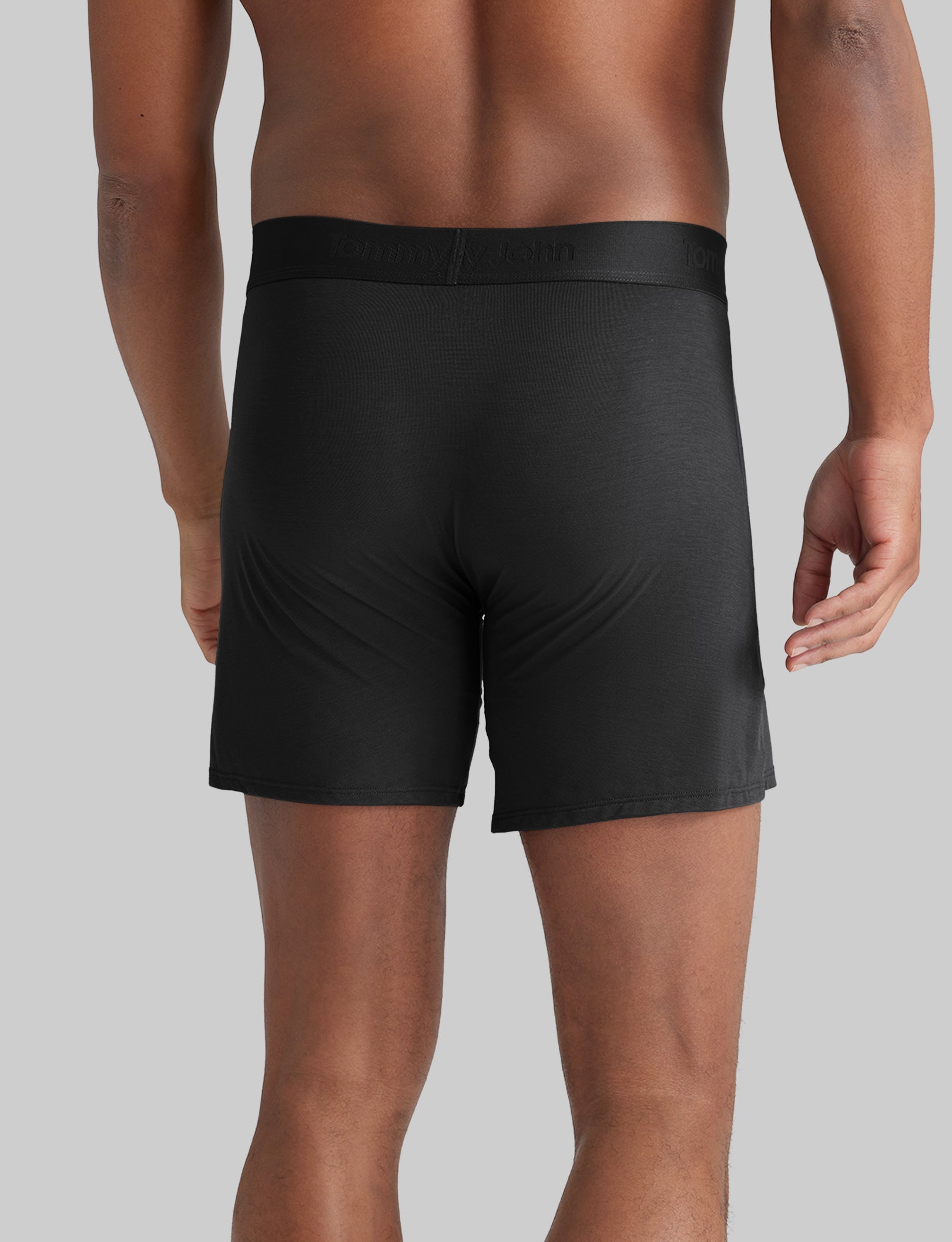Second Skin Relaxed Fit Boxer Briefs - 6 Pack (Black, Gray, Navy) | Ultra Soft & Breathable Men's Underwear for All-Day Comfort | Perfect for Workout, Lounge & Sleep