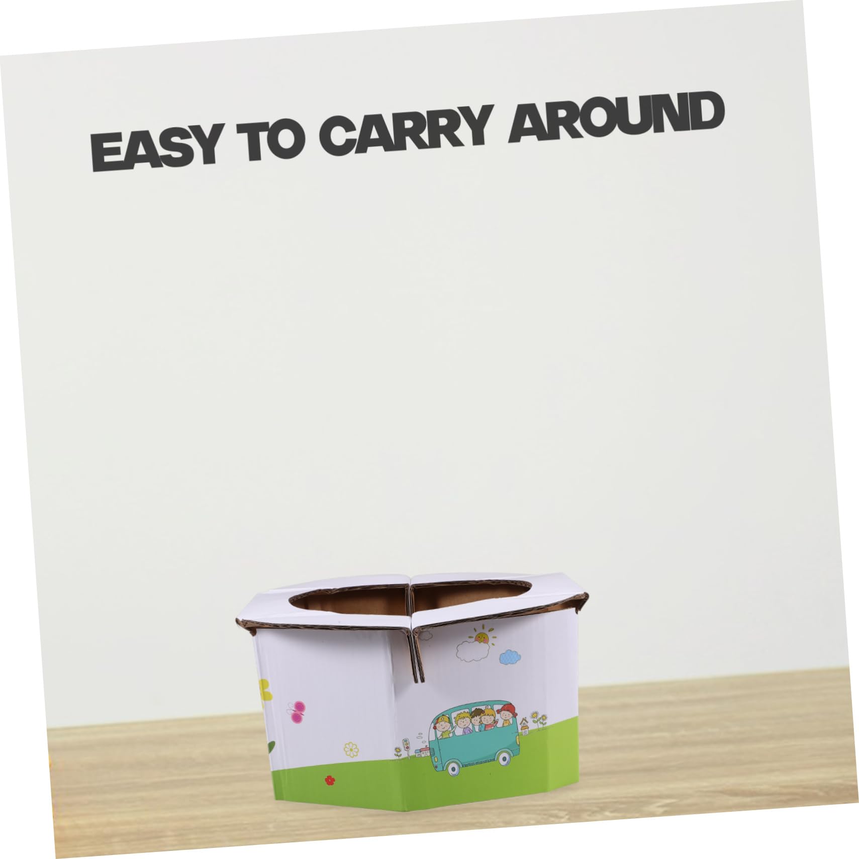 ORFOFE Portable Potty Urinal Toilet with 10 Disposable Bags - Compact Travel Toilet for Camping, Hiking, Road Trips & Emergency Home Use