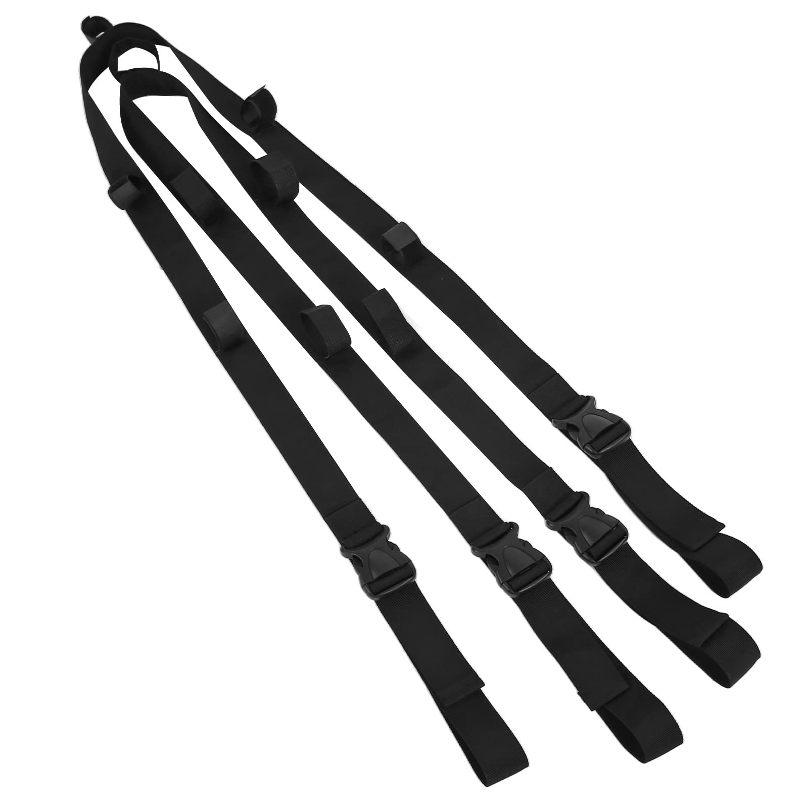 Meiyya Adjustable Car Fishing Rod Holder - Holds 5 Rods, Space-Saving & Easy Install Nylon Rack for Vehicle Fishing | Perfect for Pickup Trucks, SUVs & Road Trips