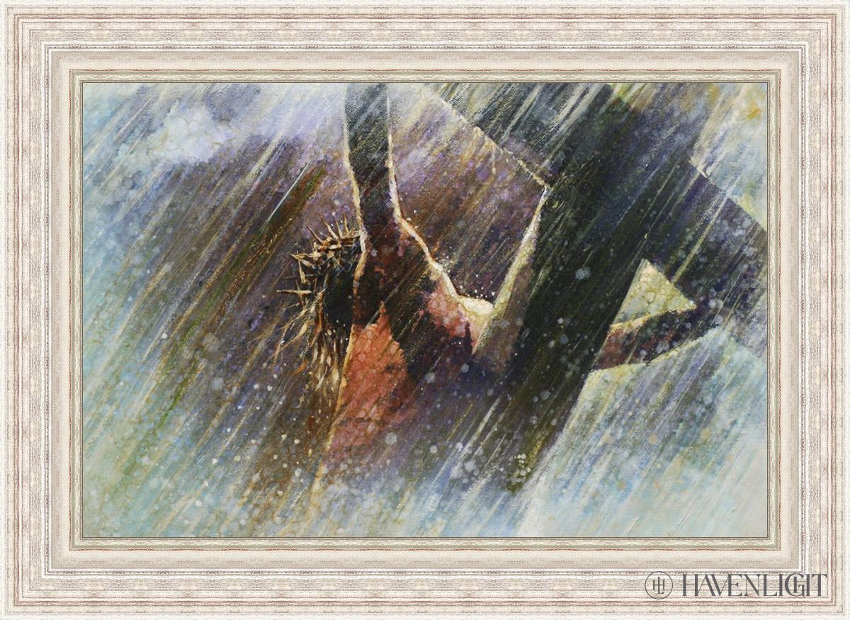 Yongsung Kim Crucifixion Painting - Religious Wall Art for Home & Church Decor - Perfect for Prayer Rooms, Christian Gifts, and Spiritual Spaces